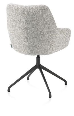 XOOON Mats, Armlehnstuhl - 4-Fuß Aluminium Gestell - drehbar - selected choices - Schwarz/ Anthrazit, Braun, Grau, Gruen, Orange, Taupe, Weiss - 7