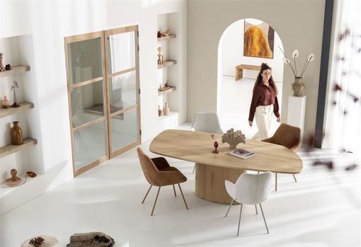 XOOON Odin, Armlehnstuhl - Graphit Gestell - Stoff Vada - Moosgrün - 9