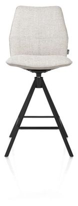 XOOON Franky, Tresenstuhl - drehbares Metallgestell - Schwarz/ Anthrazit, Blau, Braun, Grau, Gruen, Orange, Pink, Rot, Taupe, Weiss, Gelb - 1