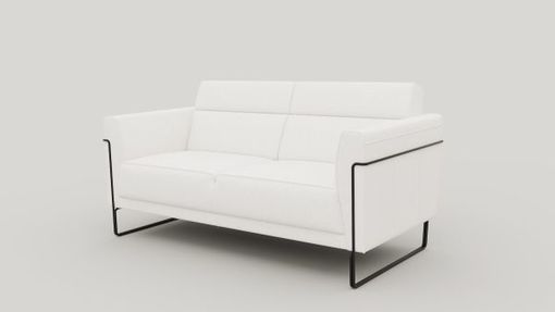 XOOON Fiskardo, 2-Sitzer - Stoff Vada - Elfenbein - 2