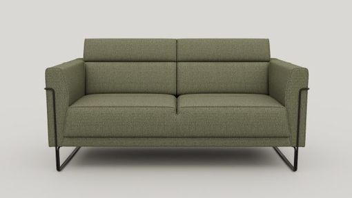 XOOON Fiskardo, 2-Sitzer - Stoff Vada - Moosgrün - 1