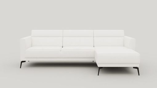 XOOON Fiskardo, Ecksofa rechts - Stoff Vada - Elfenbein - 1