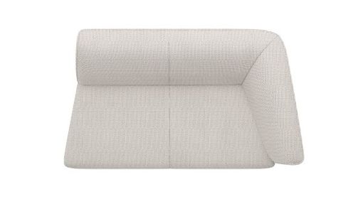 XOOON Brooks, 2-Sitzer Armlehne rechts - Schwarz/ Anthrazit, Blau, Braun, Grau, Gruen, Orange, Pink, Rot, Taupe, Weiss, Gelb - 2