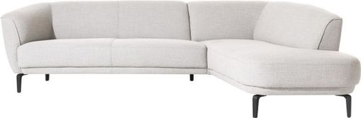 XOOON Brooks, 2-Sitzer Armlehne links - Schwarz/ Anthrazit, Blau, Braun, Grau, Gruen, Orange, Pink, Rot, Taupe, Weiss, Gelb - 3