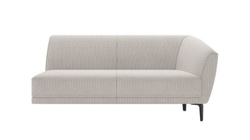 XOOON Brooks, 2.5-Sitzer Armlehne rechts - Schwarz/ Anthrazit, Blau, Braun, Grau, Gruen, Orange, Pink, Rot, Taupe, Weiss, Gelb - 1