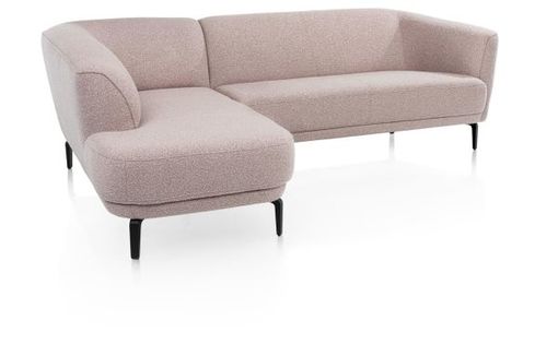 XOOON Brooks, 2.5-Sitzer Armlehne rechts - Schwarz/ Anthrazit, Blau, Braun, Grau, Gruen, Orange, Pink, Rot, Taupe, Weiss, Gelb - 10