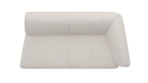 XOOON Brooks, 2.5-Sitzer Armlehne rechts - Schwarz/ Anthrazit, Blau, Braun, Grau, Gruen, Orange, Pink, Rot, Taupe, Weiss, Gelb - 2