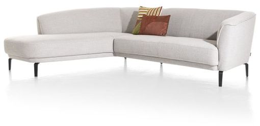 XOOON Brooks, 2.5-Sitzer Armlehne rechts - Schwarz/ Anthrazit, Blau, Braun, Grau, Gruen, Orange, Pink, Rot, Taupe, Weiss, Gelb - 4