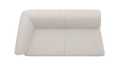 XOOON Brooks, 2.5-Sitzer Armlehne links - Schwarz/ Anthrazit, Blau, Braun, Grau, Gruen, Orange, Pink, Rot, Taupe, Weiss, Gelb - 2