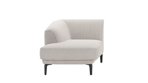 XOOON Brooks, Longchair links - Schwarz/ Anthrazit, Blau, Braun, Grau, Gruen, Orange, Pink, Rot, Taupe, Weiss, Gelb - 2