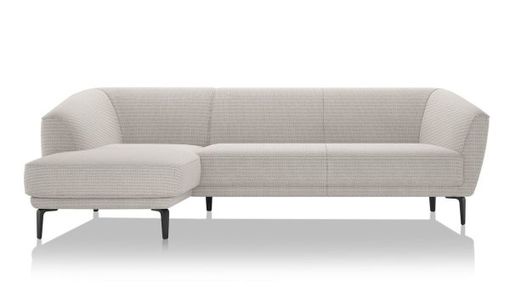 XOOON Brooks, Longchair links - Schwarz/ Anthrazit, Blau, Braun, Grau, Gruen, Orange, Pink, Rot, Taupe, Weiss, Gelb - 3