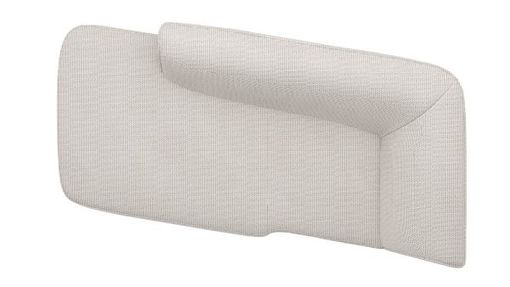 XOOON Brooks, Ottomane links - Schwarz/ Anthrazit, Blau, Braun, Grau, Gruen, Orange, Pink, Rot, Taupe, Weiss, Gelb - 1