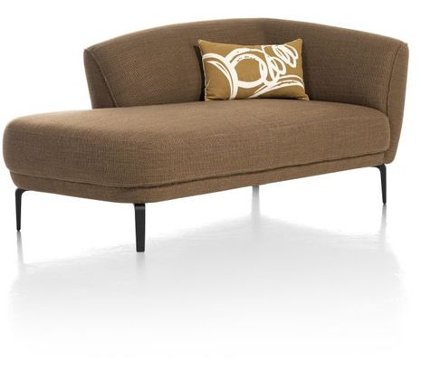 XOOON Brooks, Divan rechts - Schwarz/ Anthrazit, Blau, Braun, Grau, Gruen, Orange, Pink, Rot, Taupe, Weiss, Gelb - 2