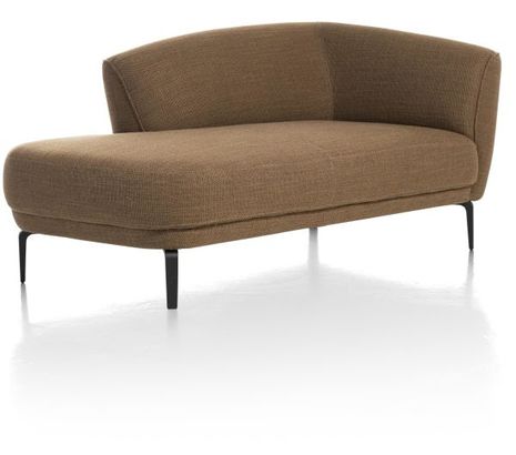 XOOON Brooks, Divan rechts - Schwarz/ Anthrazit, Blau, Braun, Grau, Gruen, Orange, Pink, Rot, Taupe, Weiss, Gelb - 4