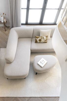 XOOON Brooks, Hocker - Schwarz/ Anthrazit, Blau, Braun, Grau, Gruen, Orange, Pink, Rot, Taupe, Weiss, Gelb - 7