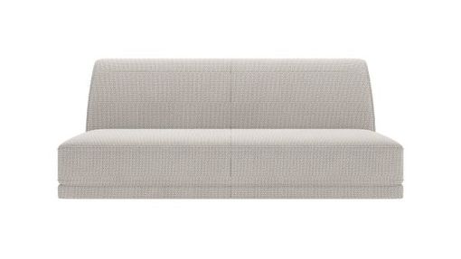 XOOON Brooks, 2.5-Sitzer ohne Armlehne - Schwarz/ Anthrazit, Blau, Braun, Grau, Gruen, Orange, Pink, Rot, Taupe, Weiss, Gelb - 1