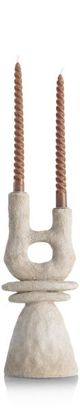 XOOON June Kerzenhalter H32cm - Weiss, Taupe - 2