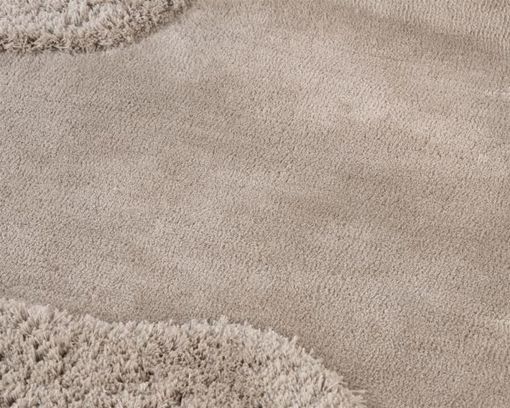 XOOON Brooks Teppich 190x290cm - Weiss, Taupe - 6