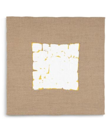 XOOON Finn Bild 70x70cm - Weiss, Gelb, Taupe - 1