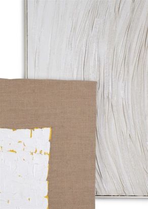 XOOON Finn Bild 70x70cm - Weiss, Gelb, Taupe - 8