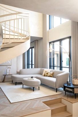 XOOON Brooks, Hocker - Stoff Vito -  - 3