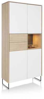 XOOON Lindfield, Schrank 100 cm. - 4-Tueren + 2-Laden + 1-Nische (+ LED) -  - 2