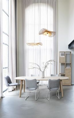 XOOON Odda, Tisch 200 x 110 cm - Oval - Holz Fuss -  - 6