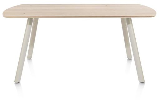 XOOON Niora, Tisch 180 x 100 cm - rechteckig - Metall Fuss -  - 1