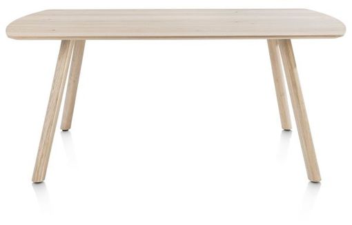 XOOON Niora, Tisch 180 x 100 cm - rechteckig - Holz Fuss -  - 1