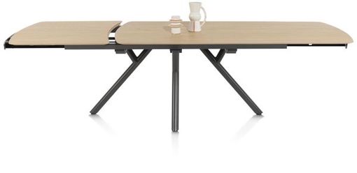 XOOON Novello, Ausziehtisch 170 (+ 60) x 100 cm - Beige, Braun - 2