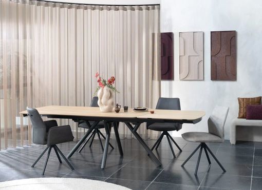 XOOON Novello, Ausziehtisch 170 (+ 60) x 100 cm - Beige, Braun - 20