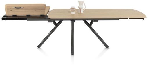 XOOON Novello, Ausziehtisch 170 (+ 60) x 100 cm - Beige, Braun - 3