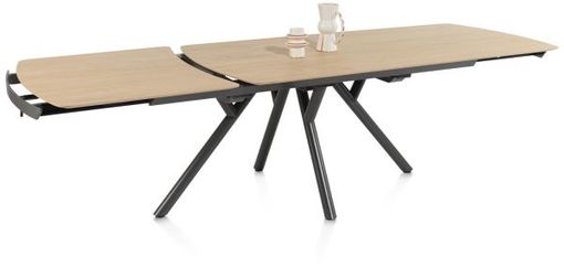 XOOON Novello, Ausziehtisch 170 (+ 60) x 100 cm - Beige, Braun - 7