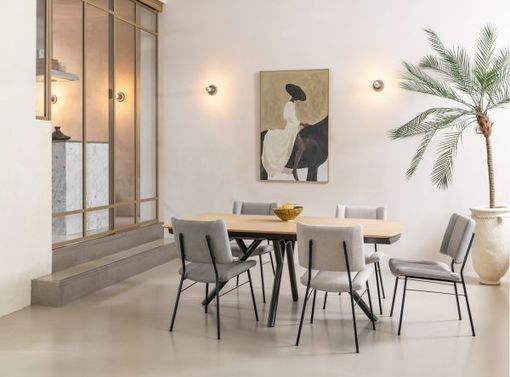 XOOON Novello, Ausziehtisch 170 (+ 60) x 100 cm - Braun - 15