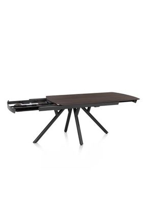 XOOON Novello, Ausziehtisch 170 (+ 60) x 100 cm - Braun - 6