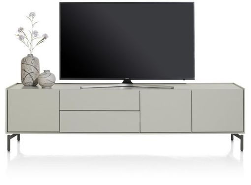 XOOON Noon, Lowboard 210 cm - 3-Tueren + 2-Laden - komplet silk grey -  - 1