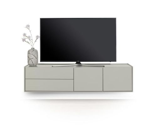 XOOON Noon, Lowboard 170 cm - 2-Tueren + 2-Laden - komplet silk grey -  - 2