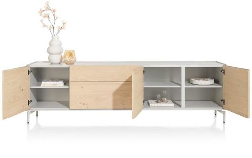 XOOON Niora, Sideboard 240 cm - 3-Tueren + 2-Laden -  - 3