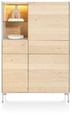 XOOON Niora, Schrank 120 cm - 3-Tueren + 2-Laden + 1-Niche -  - 1