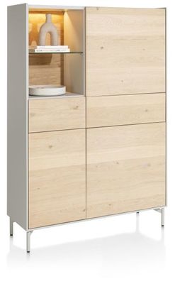 XOOON Niora, Schrank 120 cm - 3-Tueren + 2-Laden + 1-Niche -  - 2