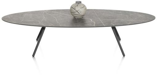XOOON Niora, Couchtisch 150 x 50 cm - Primo Laminato Marble light grey -  - 2