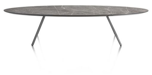 XOOON Niora, Couchtisch 150 x 50 cm - Primo Laminato Marble light grey -  - 6