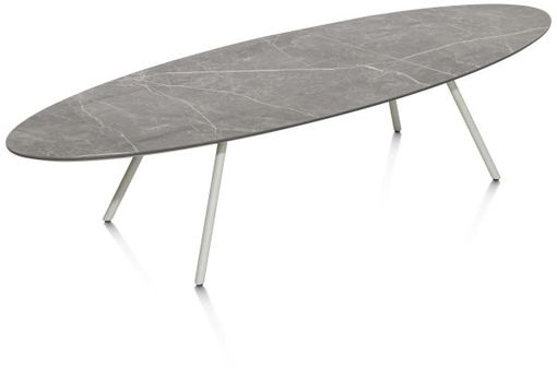 XOOON Niora, Couchtisch 150 x 50 cm - Primo Laminato Marble light grey -  - 8