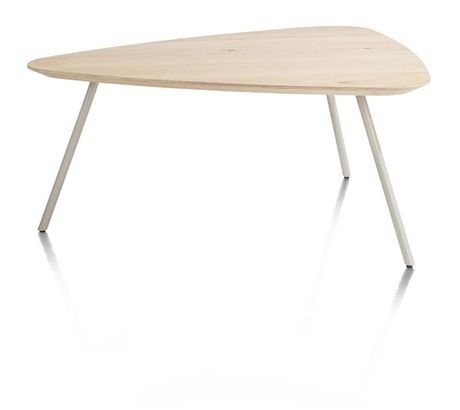 XOOON Niora, Couchtisch 85 x 77 cm - Furnier Eiche -  - 7
