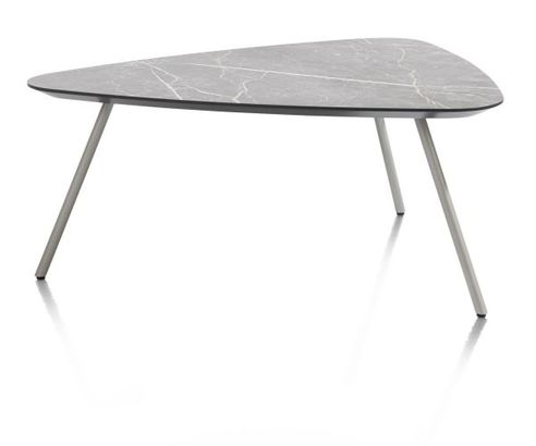 XOOON Niora, Couchtisch 85 x 77 cm - Primo Laminato Marble light grey -  - 3