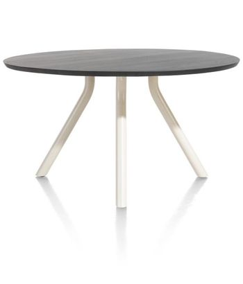 XOOON Arvada, Tisch 125 cm. - rund - zentralem Fuß Nebbia - Schwarz - 4