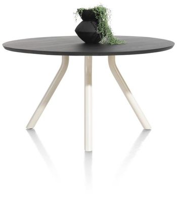 XOOON Arvada, Tisch 140 cm. - rund - zentralem Fuß Nebbia - Schwarz - 1