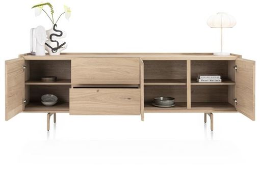 XOOON Valgard, Sideboard 230 cm - 3-Türen + 2-Laden -  - 3