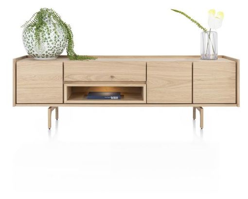 XOOON Valgard, Lowboard 190 cm - 3-Türen + 1-Lade + 1-Nische (+ LED) -  - 1