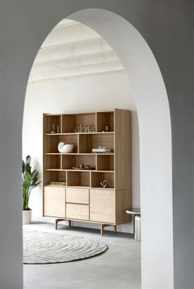 XOOON Valgard, Highboard 120 cm - 2-Türen + 2-Laden + 2-Nischen (+ LED) -  - 7